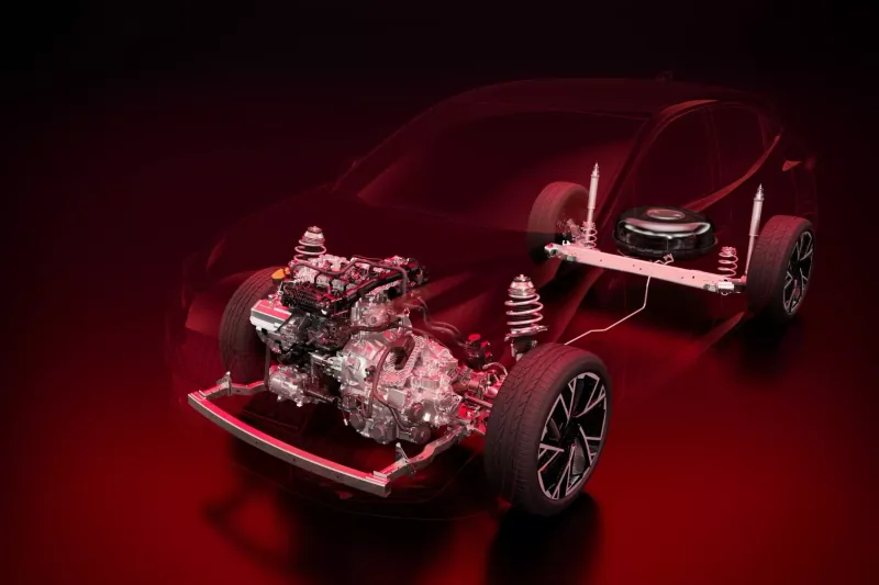Renault’nun Eco-G EDC güç aktarma sistemini gösteren teknik görselleştirme